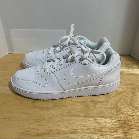 Nike Ebernon Low AQ1775-100 Men's White Leather Low Top Skateboard